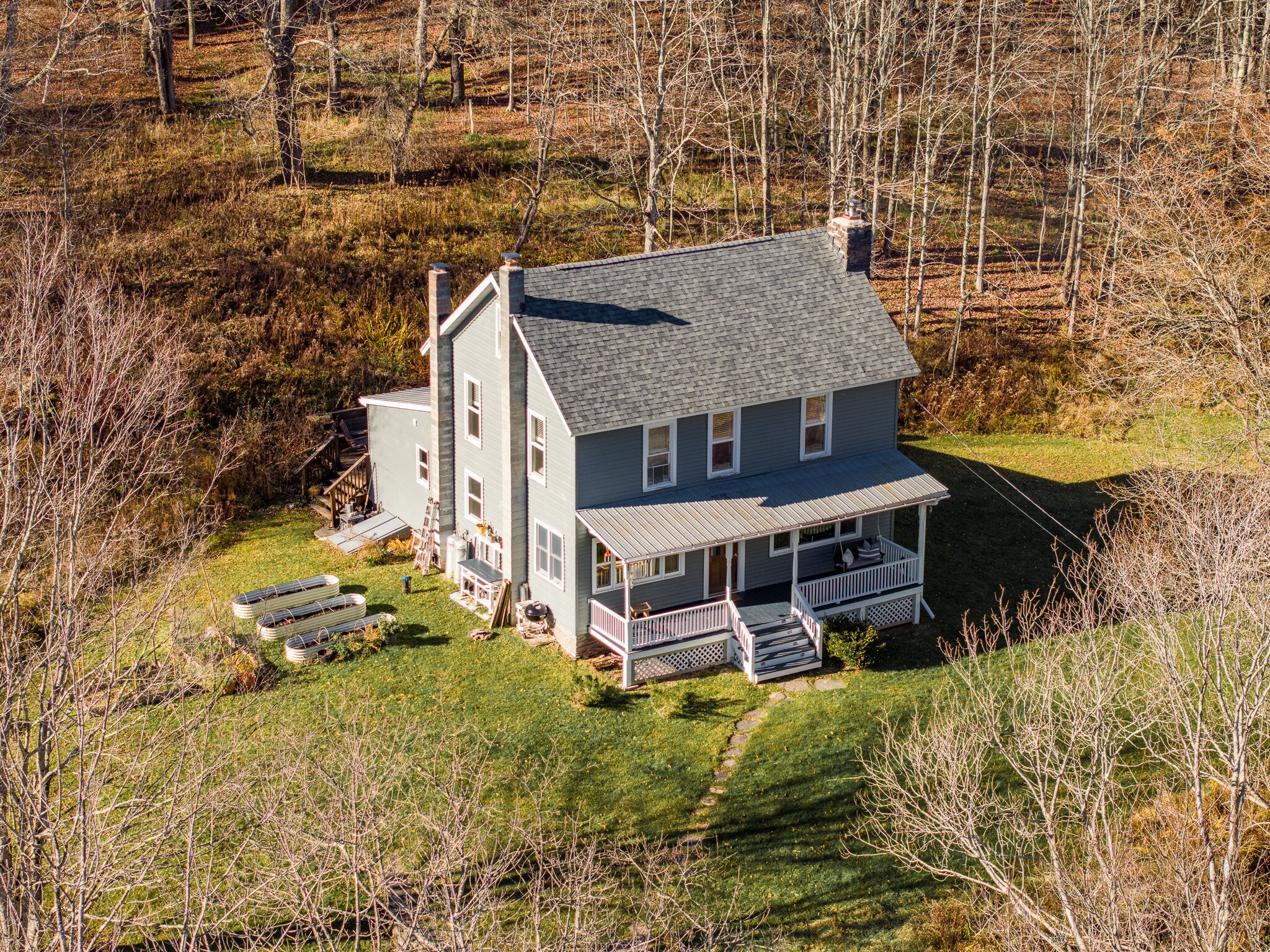 Maggie's Farm: Secluded Catskills mountain farmhouse close to skiing and hiking
