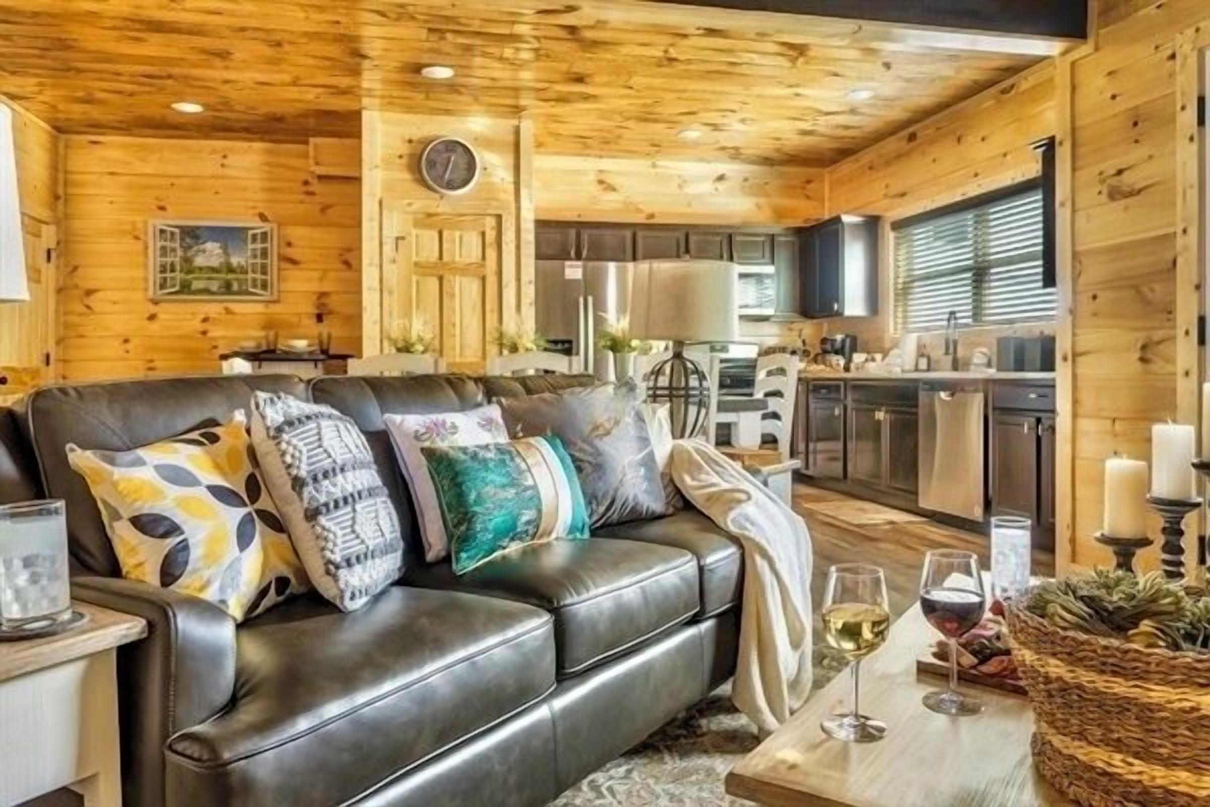 Smart TV, fireplace, video games, foosball