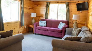 Cabin, Berbilang Katil, Kitchen | Ruang tamu | TV