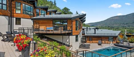 Una piscina climatizada