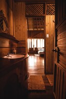 Quarto família | Banheiro | Chuveiro, toalhas de banho