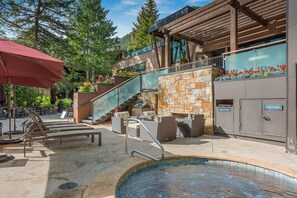Terrace/patio - Gant Unit K301 | A resort condo w/ fireplace, upgraded kitchen, A/C, views from every room (Aspen)