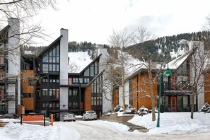 Exterior - Fifth Avenue Unit 9 | Cool, Contemporary Condo 2 Blocks from the Ski Slopes. Fireplace & Patio! (Aspen)