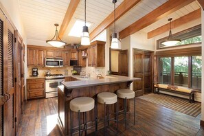 Fridge, microwave, oven, dishwasher - Little Nell Condominiums Unit 11 | Top Floor Condo with Mountain Views, 3 Blocks to Gondola (Aspen)