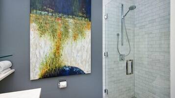 Shower, hair dryer