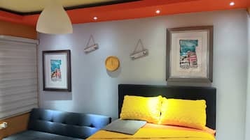 1 bedroom, WiFi (free), bed sheets