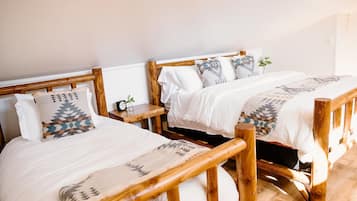 8 habitaciones y ropa de cama
