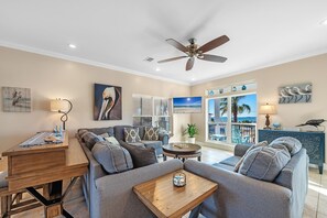 TV - Spacious Dog-Friendly Home | Family Tides | My Beach Getaways (Pensacola Beach)
