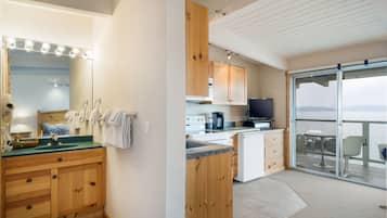 Microwave, oven, stovetop, toaster