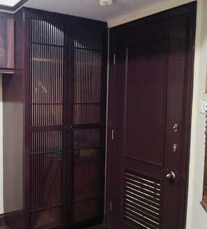 Deluxe Chalet, Sea View | 1 bedroom, desk, iron/ironing board, bed sheets -  Alpine LXPD Full Seaview Water Chalet (Port Dickson)