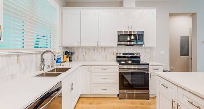 Dog-friendly coastal abode with a grill, central AC, updated interior & patio