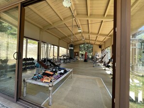 Fitness facility - Nice apartment in villa with WIFI, pool, A/C, TV, patio, panoramic view, close to San Gimignano (Montaione)