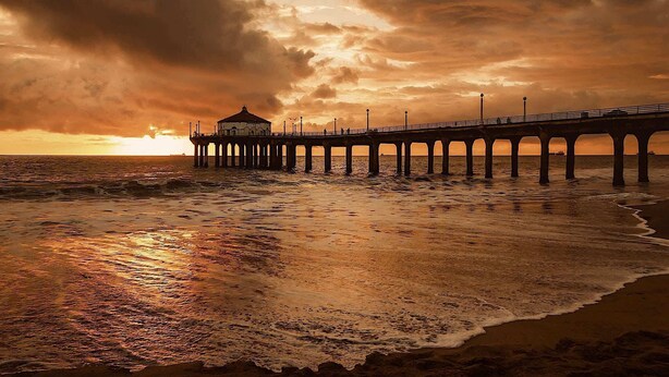 Unclassified image, 1 of 26, button - Ocean View Studio Near LA Stadium & LAX | Balcony (Manhattan Beach)