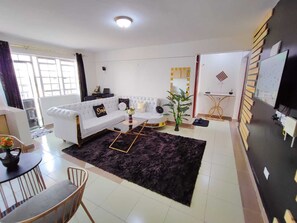 Living area - Nairobi furnished apartments.  Executive secure apartments  (Nairobi)