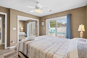 2 bedrooms, iron/ironing board, bed sheets