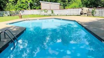 Indoor pool, a heated pool