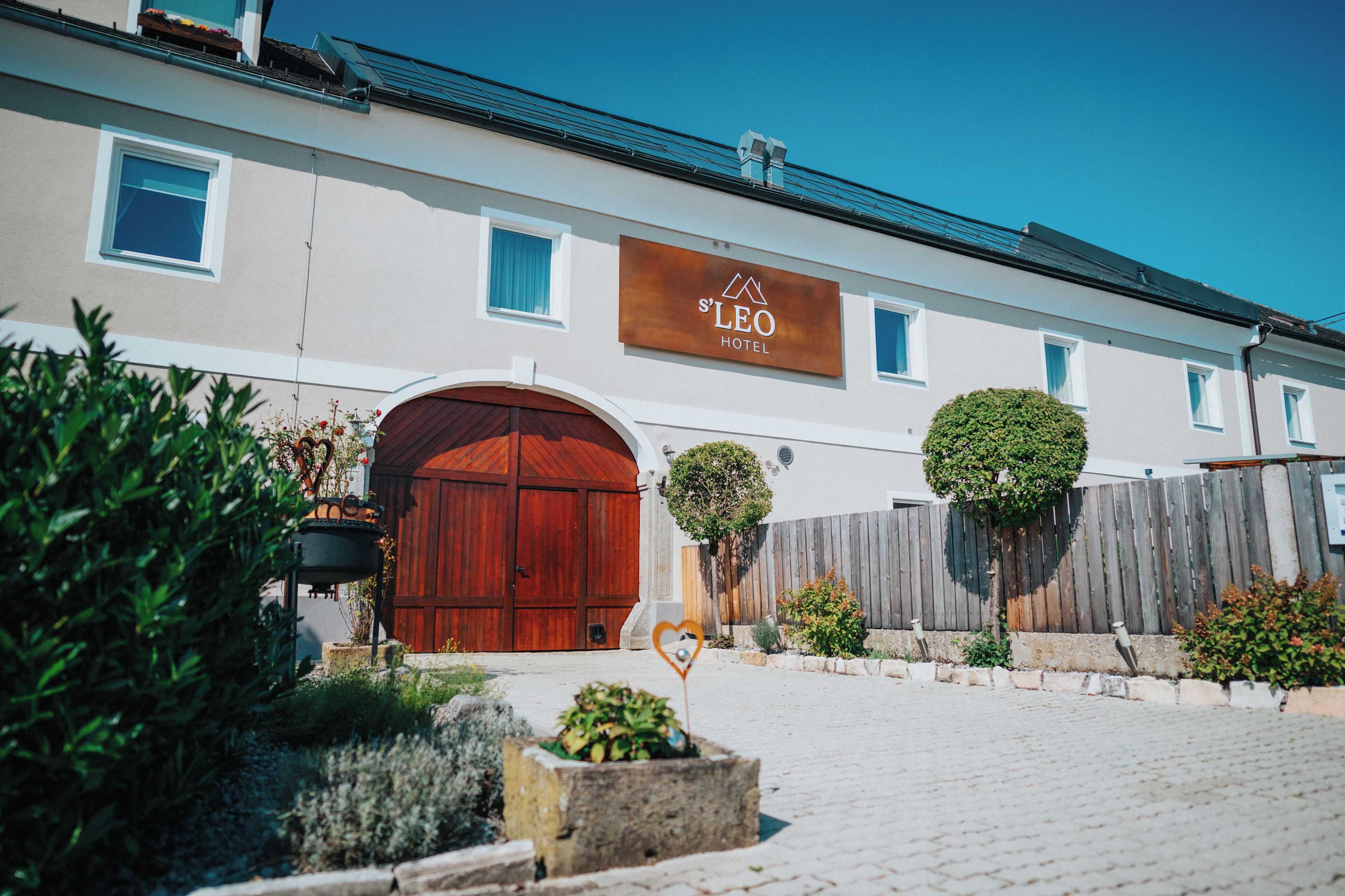 Fassade der Unterkunft