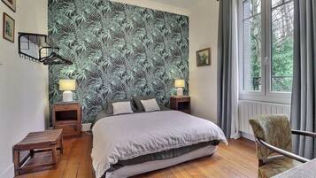 5 chambres, fer et planche Ă repasser, Wi-Fi gratuit, draps fournis