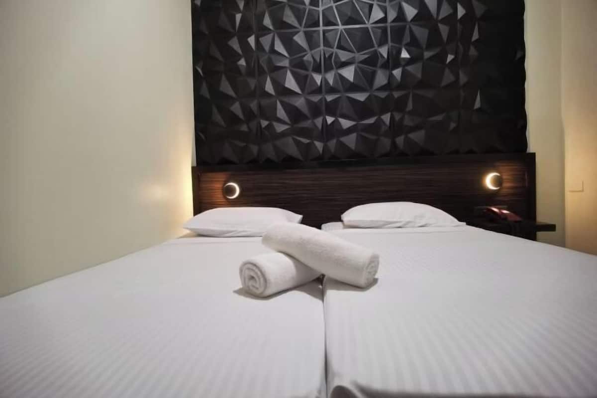 Desk, rollaway beds, free WiFi, bed sheets