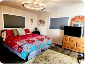 1 soverom, strykejern/-brett, wi-fi og sengetøy