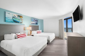 2 bedrooms, WiFi, bed sheets - 8th Floor Oceanfront Corner Balcony 2BR Condo (Myrtle Beach)