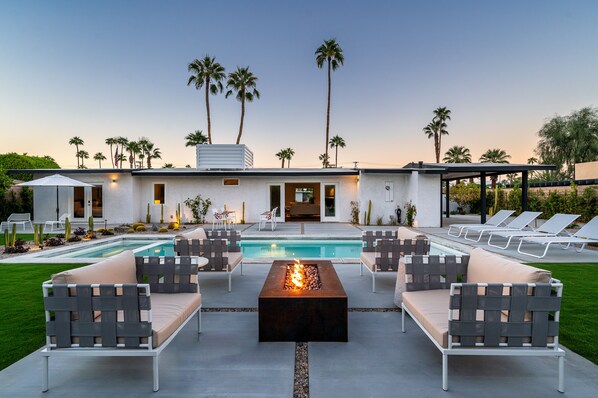 Una piscina climatizada