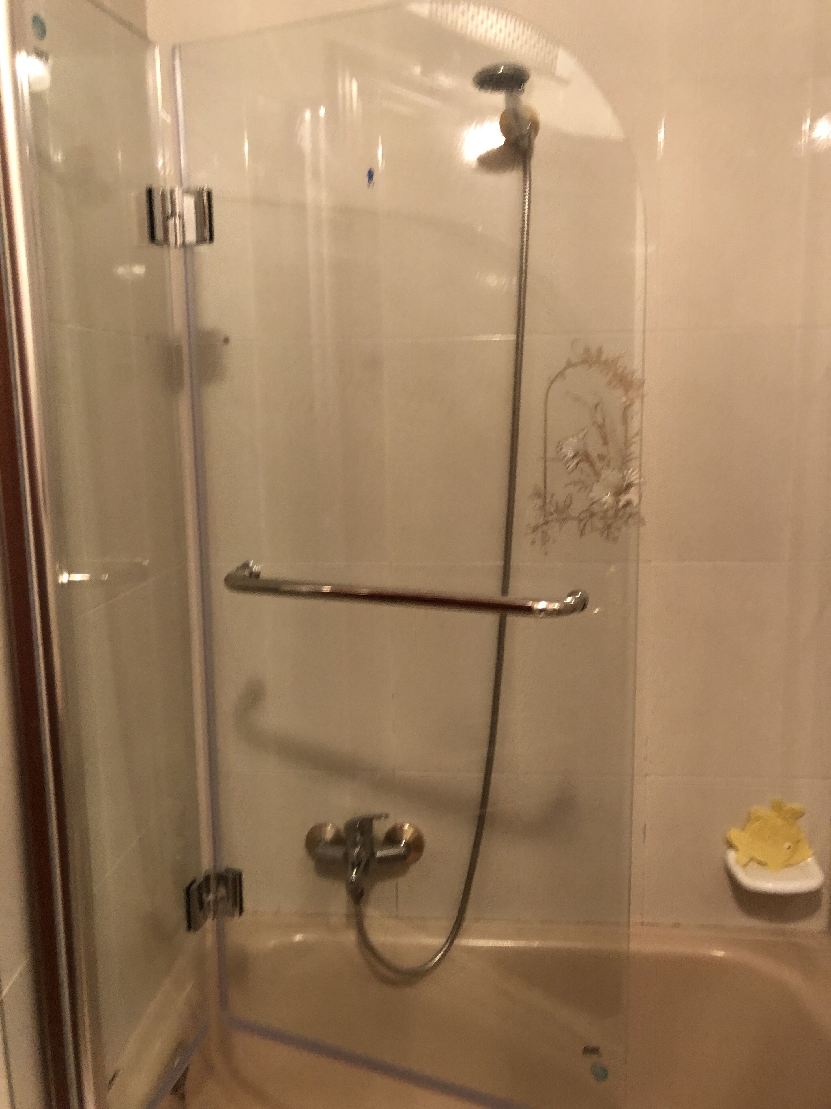 Sèche-cheveux, bidet, serviettes fournies, savon