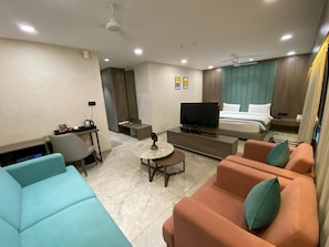 Studio Suite | 1 bedroom, bed sheets - Lords Eco Inn Navsari (Navsari)