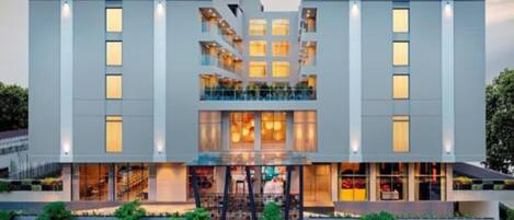 Façade de l’hébergement