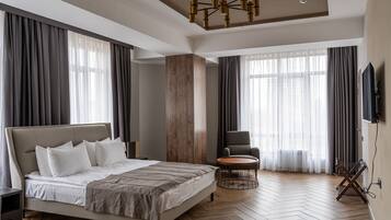 Chambre Double Luxe | Literie de qualité supérieure, minibar, coffres-forts dans les chambres