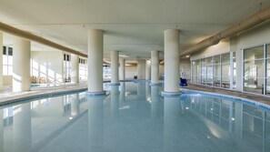Indoor pool - Beachfront 4BR Corner Unit!  Lazy River and Water Slide!! (Orange Beach)