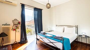 2 bedrooms, iron/ironing board, travel crib, WiFi