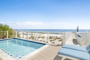 Una piscina riscaldata