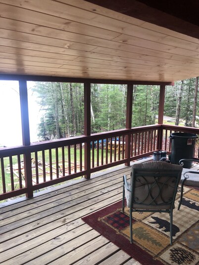 Adirondack Home on Lake Snow