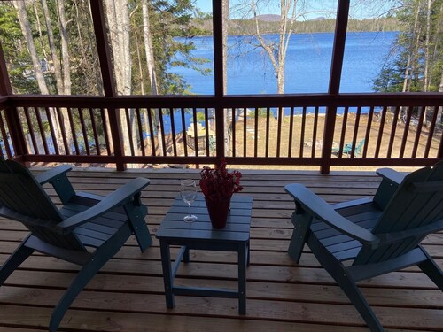 Adirondack Home on Lake Snow
