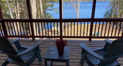 Adirondack Home on Lake Snow