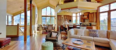 TV connectée, cheminée