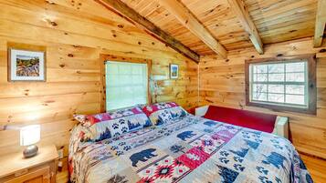 2 kamar tidur, setrika/meja setrika, dan seprai linen