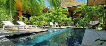 VILLAS NIMBU/CARAO Nosara- very mature jungle garden