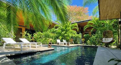 VILLAS NIMBU/CARAO Nosara- very mature jungle garden