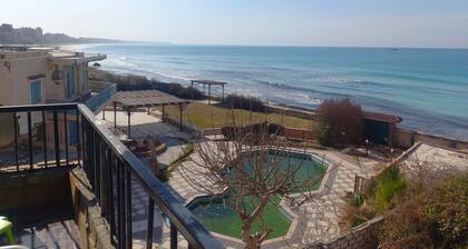 Big apartment in villa on the sea.very romantic &quit place with special beache