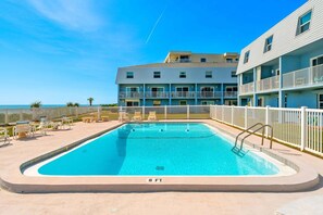 Pool - Seabreaker Delight - Direct Ocean Views with Pool! (Satellite Beach)