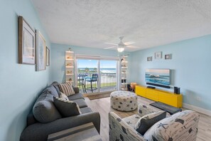 TV - Seabreaker Delight - Direct Ocean Views with Pool! (Satellite Beach)