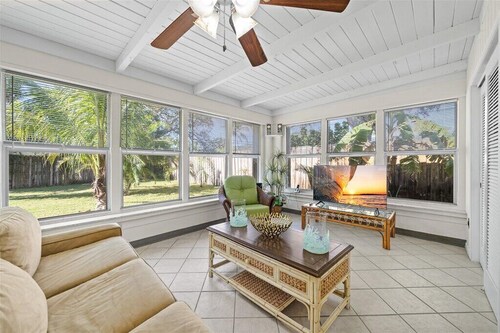 Coastal Chic House in Cocoa Beach w/Private Yard - Walk to Beach, Pier & Ron-Jon