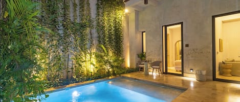 Presidential Suite, 2 Bedrooms, Private Pool, Ground Floor | Premium bedding, pillowtop beds, minibar, in-room safe