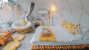 Deluxe Tent | Individually decorated, bed sheets - Paopao Orange Farm and Home stay (Mae Rim)