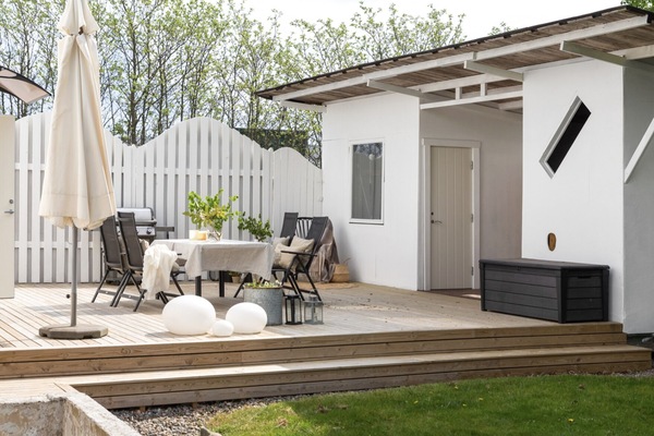 Habitación cuádruple básica | Terraza o patio