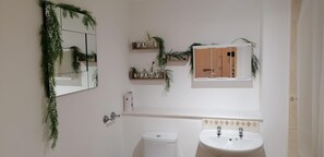 Huoneisto | Kylpyhuone | Suihku, pyyhkeet