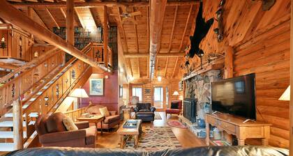 Birch Haven Log Cabin | Lakefront Swimming | Ride-From Trails