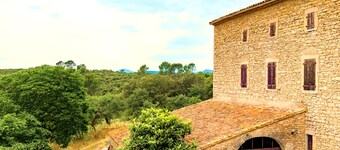 GĂźte dans un mas en pierres au coeur d'un domaine viticole du Pic Saint-Loup